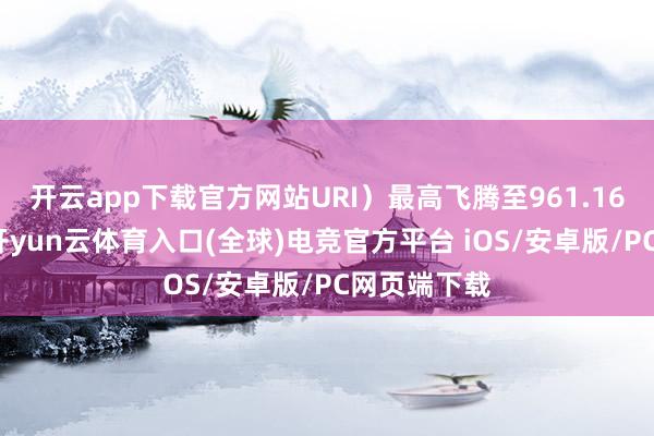 开云app下载官方网站URI）最高飞腾至961.16好意思元-开yun云体育入口(全球)电竞官方平台 iOS/安卓版/PC网页端下载